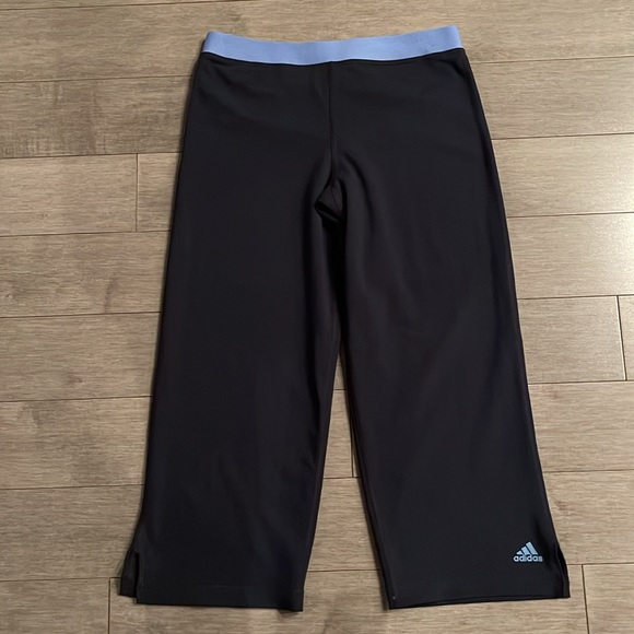 ADIDAS Reversible ClimaLite Jacket Size Small & Matching Cropped Pants Size M - Picture 9 of 13